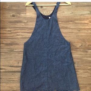 Penshoppe Lined Denim Mini Dress